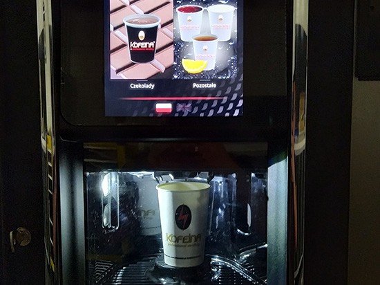 Kawa z automatu do napojów gorących